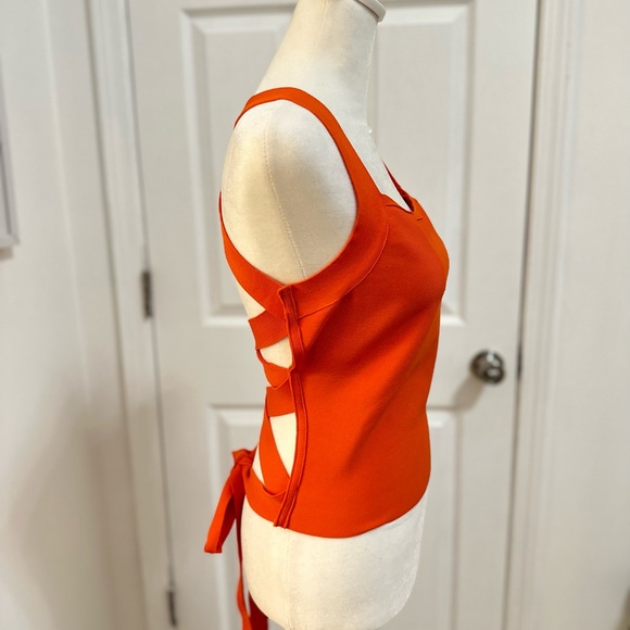 Akira Open Back 🤩 Lace Up Bandage Top - NWT - sz S - Picture 4 of 7